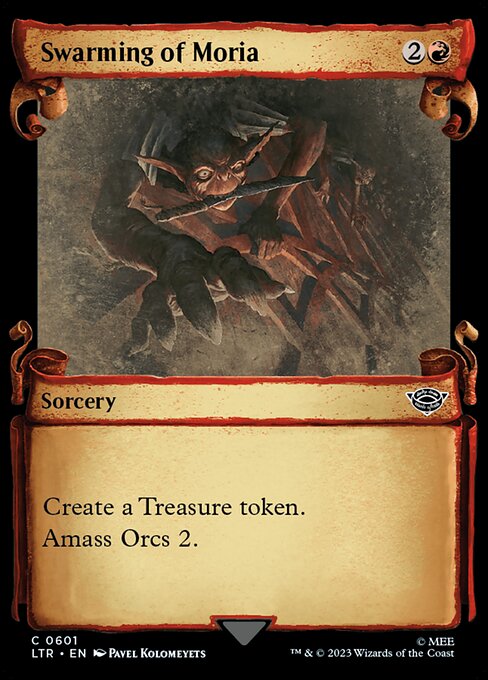 Swarming of Moria [Showcase Foil]