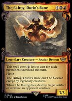 The Balrog, Durin's Bane [Scroll Showcase]