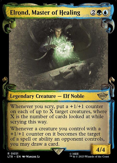 Elrond, Master of Healing [Showcase Foil]