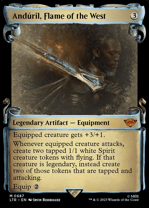 Andúril, Flame of the West [Showcase Foil]