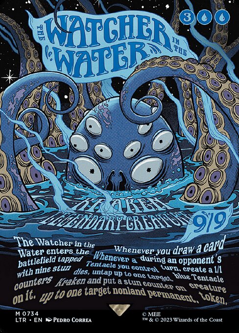 The Watcher in the Water [Borderless Poster]