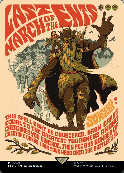 Last March of the Ents [Borderless Poster Foil]