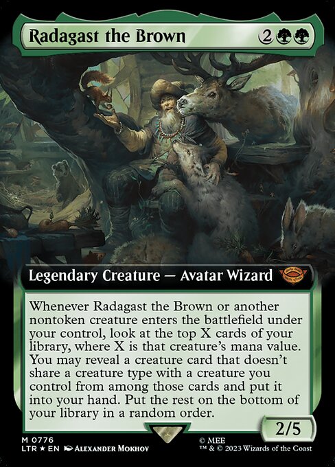 Radagast the Brown [Extended Surge Foil]