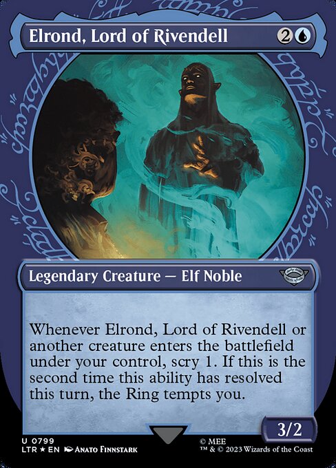 Elrond, Lord of Rivendell [Ring Showcase Surge Foil]
