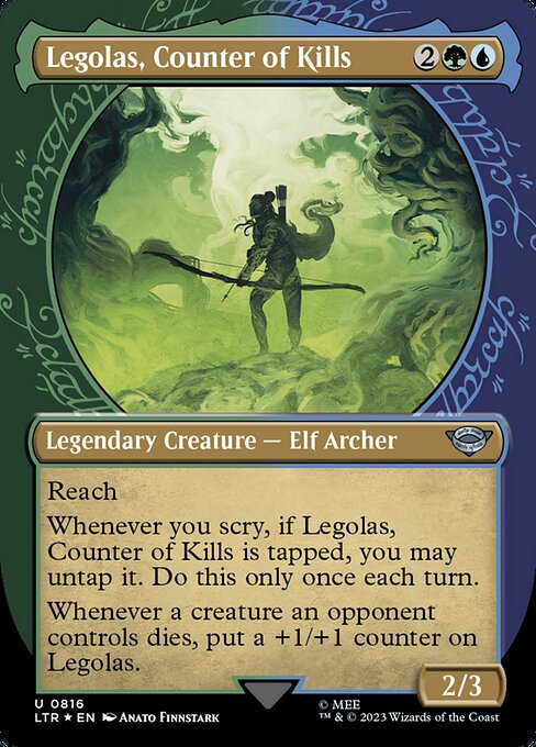 Legolas, Counter of Kills [Ring Showcase Surge Foil]