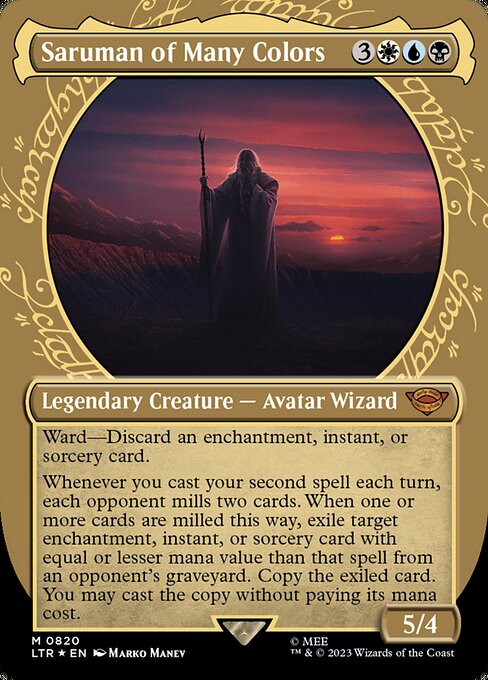 Saruman of Many Colors [Ring Showcase Surge Foil]