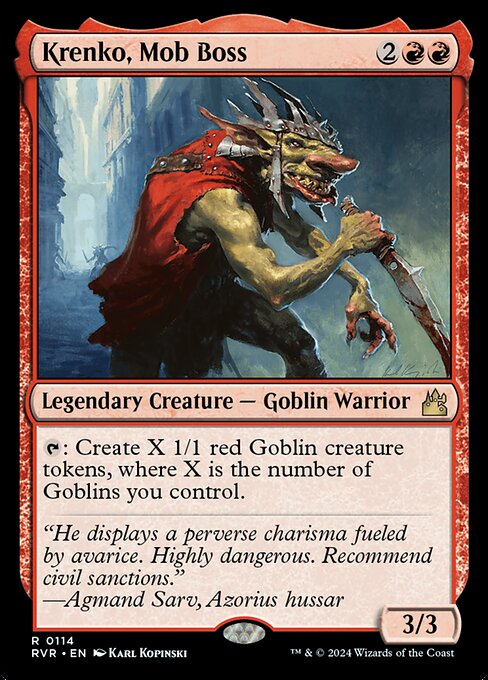 Krenko, Mob Boss [Foil]