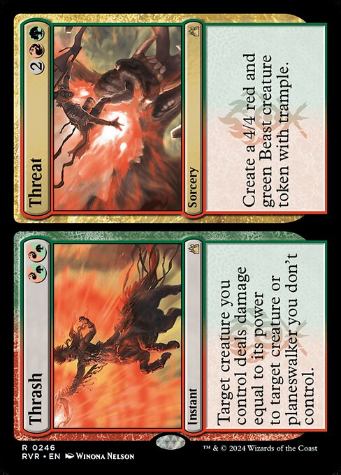 Thrash // Threat [Foil]