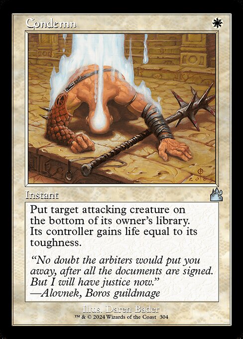 Condemn [Retro Frame Foil]