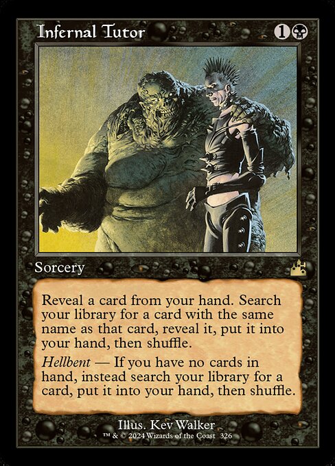Infernal Tutor [Retro Frame Foil]