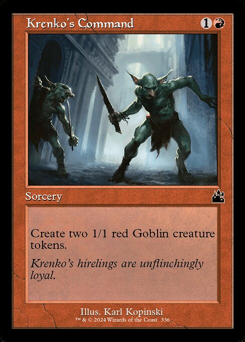 Krenko's Command [Retro Frame Foil]