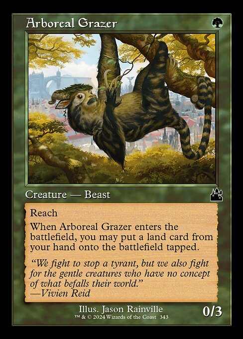Arboreal Grazer [Retro Frame Foil]