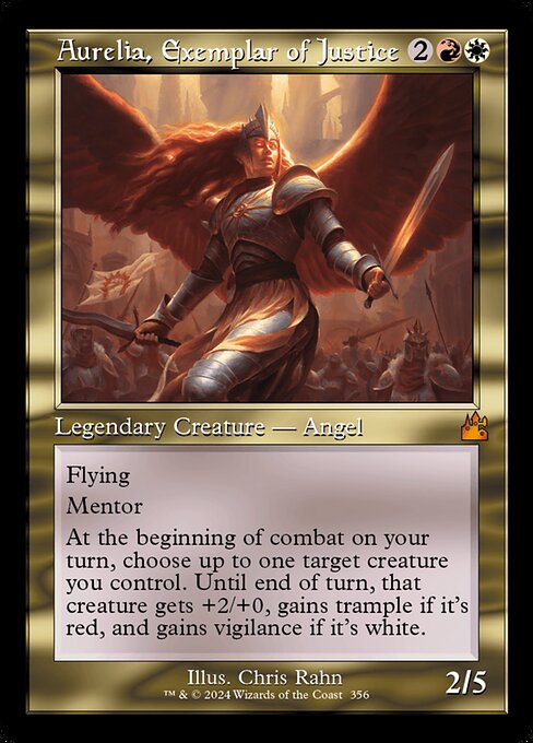 Aurelia, Exemplar of Justice [Retro Frame]