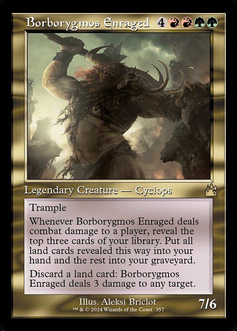 Borborygmos Enraged [Retro Frame Foil]