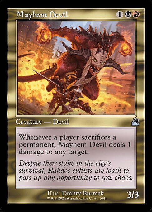 Mayhem Devil [Retro Frame]