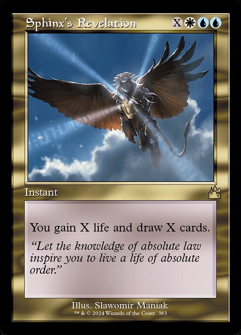 Sphinx's Revelation [Retro Frame Foil]