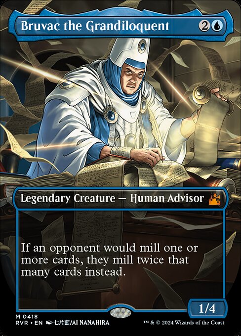 Bruvac the Grandiloquent [Borderless Foil]