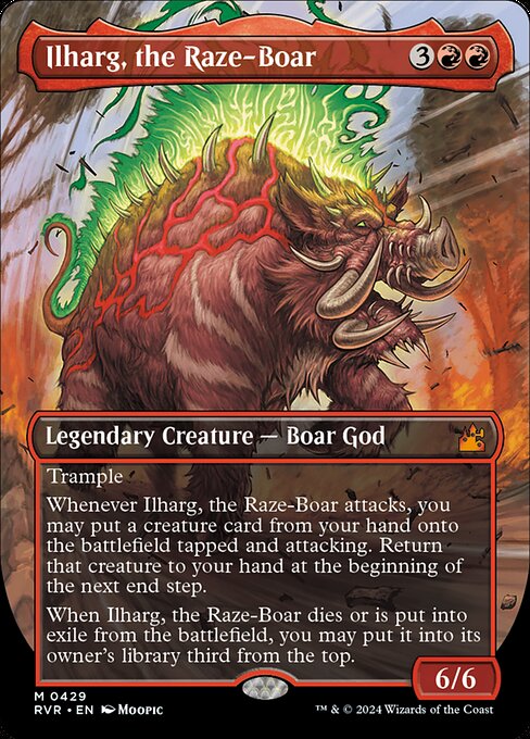 Ilharg, the Raze-Boar [Borderless Foil]