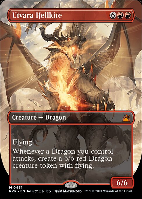 Utvara Hellkite [Borderless Foil]