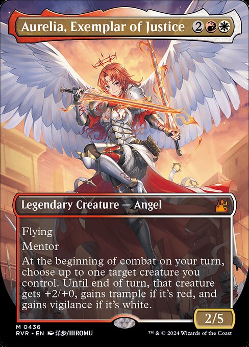 Aurelia, Exemplar of Justice [Borderless Foil]