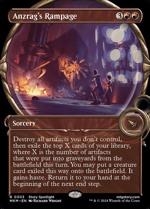 Anzrag's Rampage [Showcase Foil]