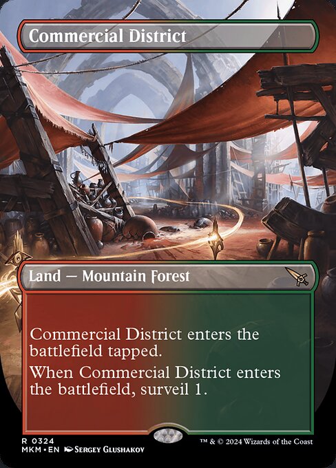 Commercial District [Borderless Foil]