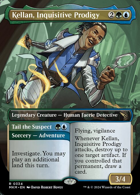 Kellan, Inquisitive Prodigy // Tail the Suspect [Borderless]