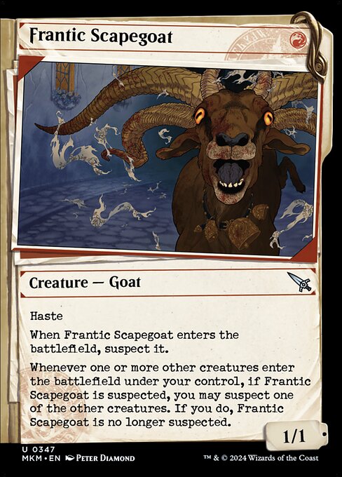 Frantic Scapegoat [Showcase Foil]
