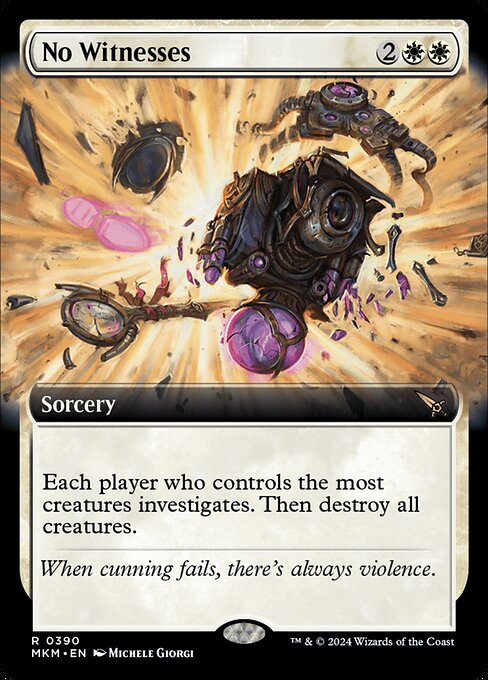 No Witnesses [Extended Artwork Foil]