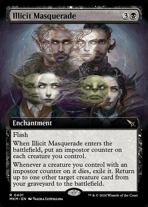 Illicit Masquerade [Extended Artwork Foil]
