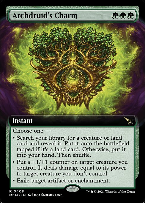 Archdruid's Charm [Extended Artwork Foil]