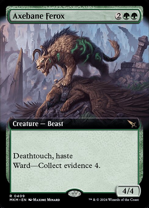Axebane Ferox [Extended Artwork Foil]