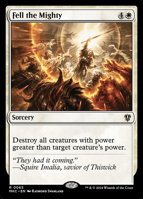 Fell the Mighty [Foil]