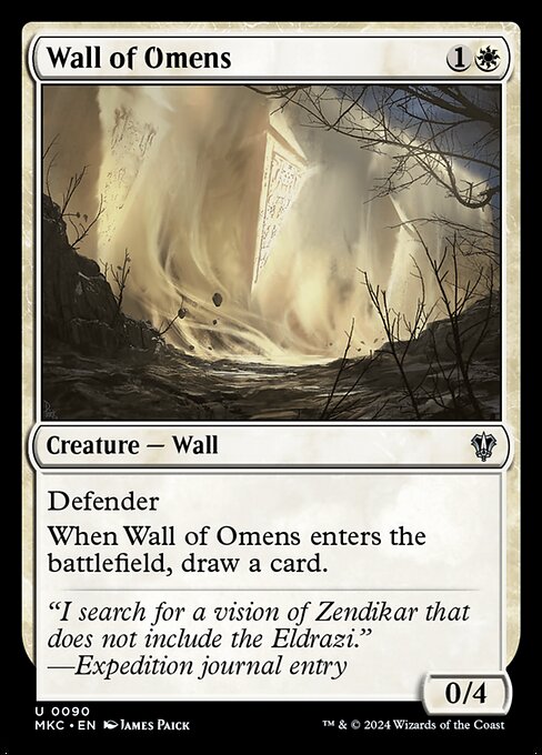 Wall of Omens [Foil]