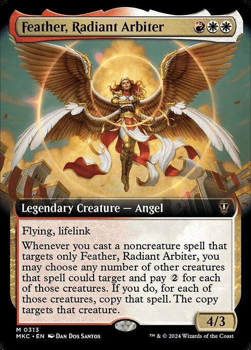Feather, Radiant Arbiter [Extended Artwork Foil]