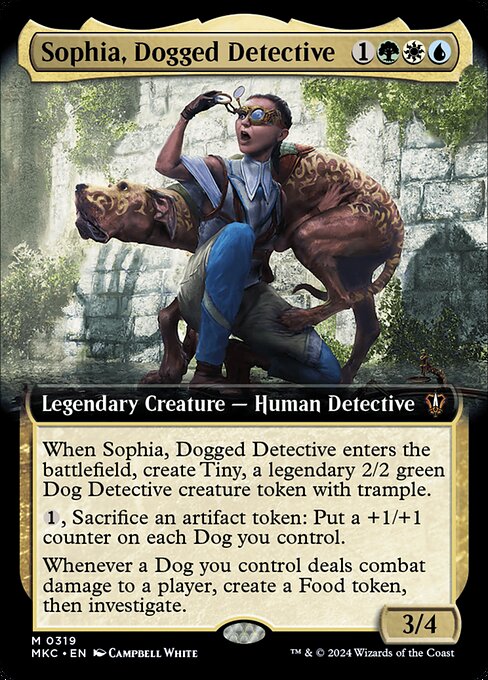 Sophia, Dogged Detective [Extended Artwork Foil]