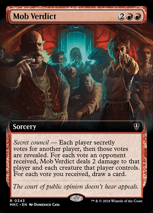 Mob Verdict [Extended Artwork Foil]