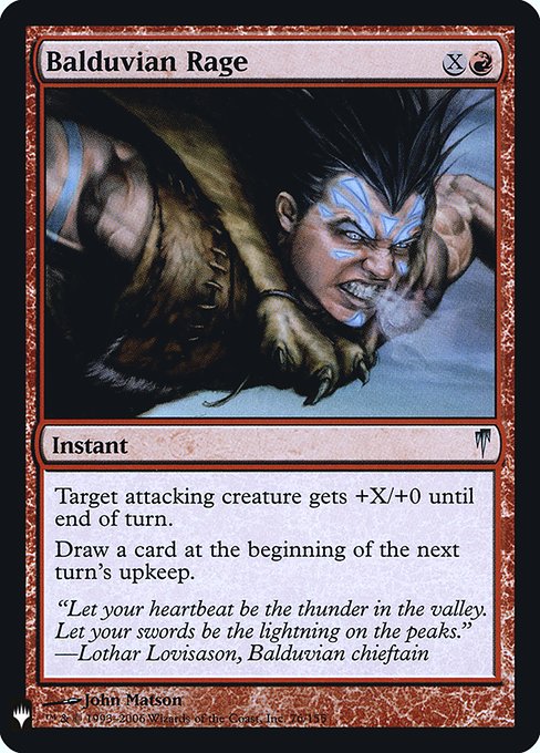 Balduvian Rage [Foil]
