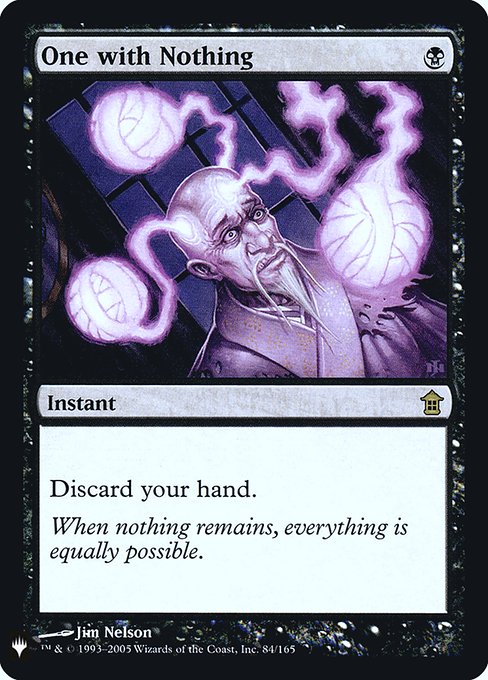 One with Nothing [Foil]