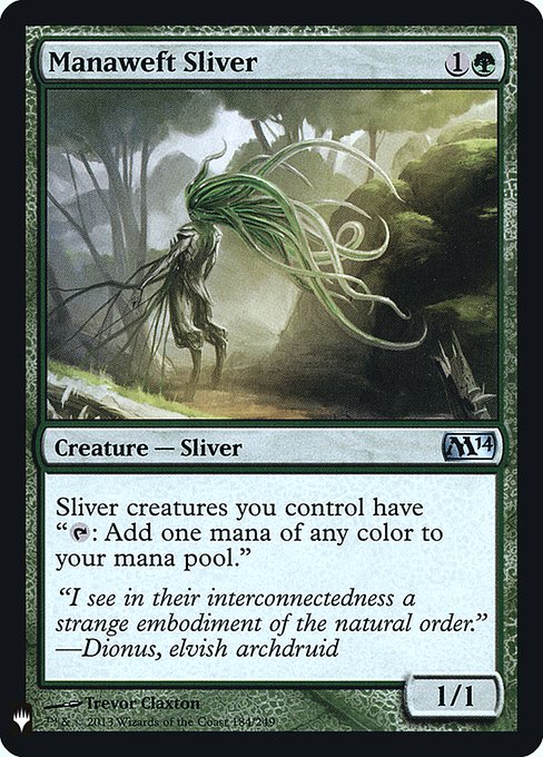 Manaweft Sliver [Foil]
